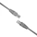 Патч-корд 2хRJ45/8P8C, T568B UTP 5e кат. Литой CCA  0.5 метра, PVC, серый