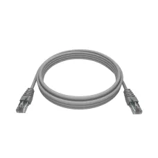 Патч-корд 2хRJ45/8P8C, T568B UTP 5e кат. Литой CCA  1 метр, PVC, серый