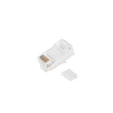 Коннектор RJ45 UTP 8Р8С CAT6 универсальный, со вставкой