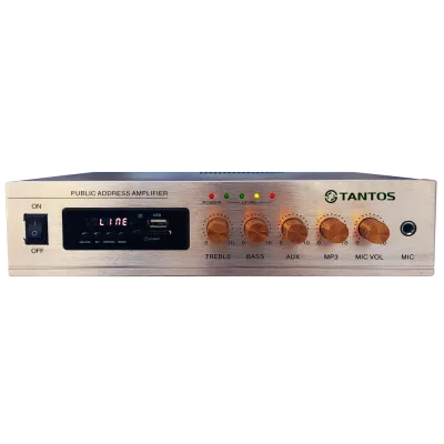 Усилитель трансляционный 60 Вт, 100В, USB, FM-тюнер,