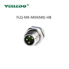 Монтажный разъем  FLQ-M8-M04(M8)-HB (вилка)