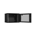 Настенный разборный шкаф Essential Line 19'' 9U стеклянная дверь Ш600хВ436хГ450мм 1 пара монтажных направляющих черный