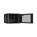 Настенный разборный шкаф Essential Line 19'' 9U стеклянная дверь Ш600хВ436хГ600мм 2 пары монтажных направляющих черный