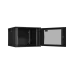 Настенный разборный шкаф Essential Line 19'' 9U стеклянная дверь Ш600хВ436хГ600мм 2 пары монтажных направляющих черный
