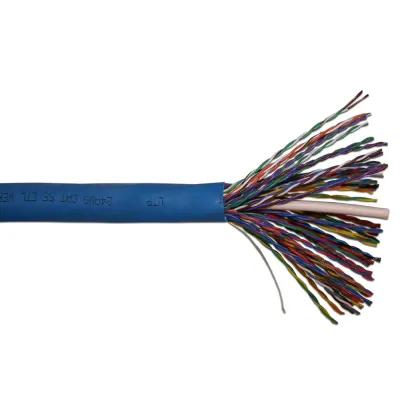 Витая пара UTP 100 пар Кат.5e PVC синий 305 м