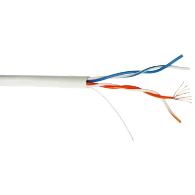Витая пара UTP patch 2 пары Кат. 5E PVC IN белый 305 м
