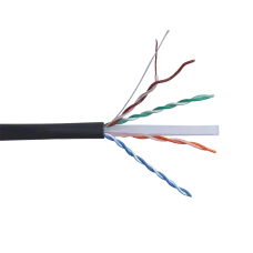 Витая пара UTP 4 пары Кат.6 LSZH IN/OUT черный 305 м