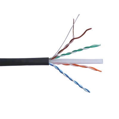Витая пара UTP 4 пары Кат.6 LSZH IN/OUT черный 305 м