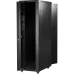 Шкаф 19' Business, 18U 600x800, черный, передняя дверь стекло, задняя дверь распашная металл