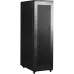 Шкаф 19' Business, 27U 600x800, черный, передняя дверь перфорированная, задняя дверь распашная перфорированная