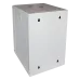 Шкаф настенный 10', 9U 312x300, стеклянная дверь, серый, установочный размер 236 мм