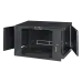 Шкаф настенный Next, 9U 550x450, стеклянная дверь, черный