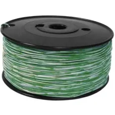 Витая пара 1-парный кроссировочный 24 AWG IN бело-зеленый 500 м