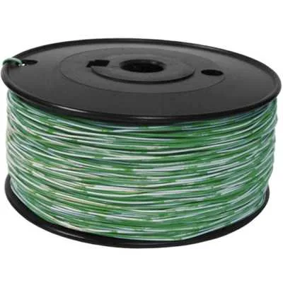 Витая пара 1-парный кроссировочный 24 AWG IN бело-зеленый 500 м