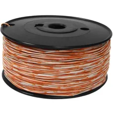 Витая пара 1-парный кроссировочный 24 AWG IN бело-оранжевый 500 м