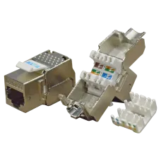 Модуль Keystone RJ45, Cat.5E, STP, 180 градусов
