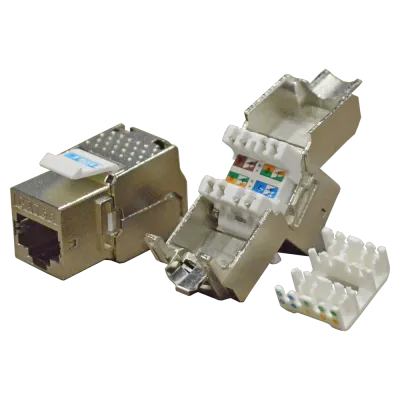 Модуль Keystone RJ45, Cat.5E, STP, 180 градусов