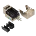 Модуль Keystone RJ45, Cat.5E, STP, 90 градусов, белый