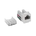 Модуль Keystone RJ45, Cat.5E, UTP, 90 градусов, белый