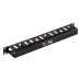 Органайзер кабельный 19'' c крышкой, 1U