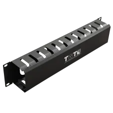 Органайзер кабельный 19'' c крышкой, 2U