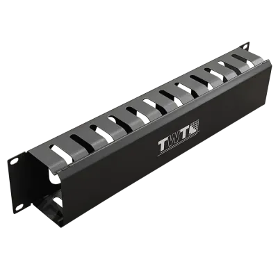 Органайзер кабельный 19'' c крышкой, 2U