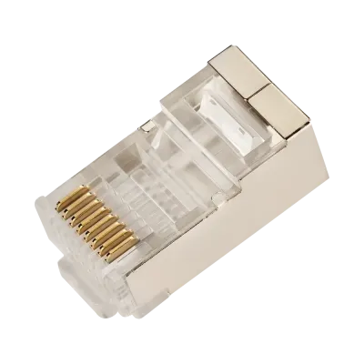 Коннектор RJ45 STP 8P8C, универсальный, со вставкой, cat.6, 100 шт.