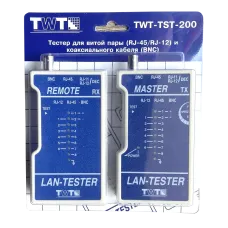 Тестер витой пары TST-200 (без батареек)