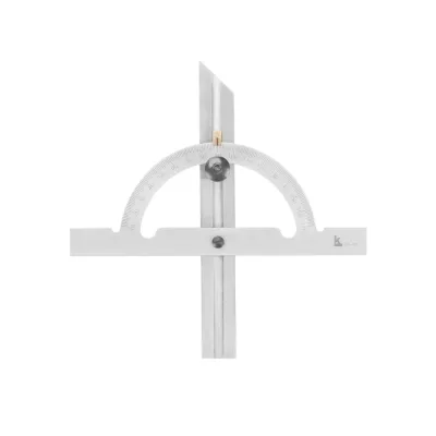 Угломер-транспортир мод. УТ 10-170° (100x150мм 1°) регулир.рейка (ГРСИ №83810-21) КЛБ с поверкой