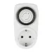 Таймер механический с розеткой 220В 12/24ч 3500Вт UST-M10 WHITE
