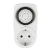 Таймер механический с розеткой 220В 12/24ч 3500Вт UST-M10 WHITE
