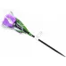 Светильник светодиодный садовый на солнечной батарее СОЛАР USL-C-453/PT305 PURPLE TULIP