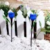 Светильник светодиодный садовый на солнечной батарее СОЛАР USL-C-454/PT305 BLUE TULIP