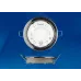 Светильник ультратонкий встраиваемый GX53/H2 BLACK CHROME 10 PROM В составе набора из 10шт Корпус черный хром UL-00005055 Uniel