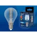 Лампа светодиодная Форма шар прозрачная Sky (4000К) LED-G45-9W/4000K/E14/CL PLS02WH