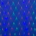 Сетка светодиодная с эффектом мерцания 1.5х1.5м соединямая 96 светодиодов разноцветный свет прозрачный провод ULD-N1515-96/TTK MULTI IP44