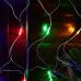 Сетка светодиодная с эффектом мерцания 1.5х1.5м соединямая 96 светодиодов разноцветный свет прозрачный провод ULD-N1515-96/TTK MULTI IP44