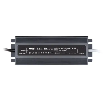 Блок питания ультратонкий UET-VAF-100A67 12V IP67 100Вт Металлический корпус