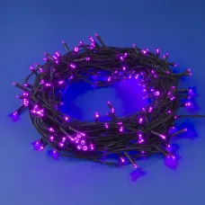 Гирлянда светодиодная 10 м ULD-S1000-100/DGA PINK IP20 100 светодиодов розовый свет зеленый провод
