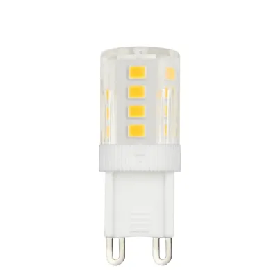 Лампа светодиодная прозрачная Белый свет 4000K LED-JCD-4,5W/4000K/G9/CL/SLS