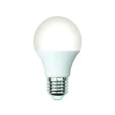 Лампа светодиодная, LED-A60-7W/6500K/E27/FR/SLS форма A, матовая, дневной свет (6500K)