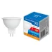 Лампа светодиодная, LED-JCDR-7W/6500K/GU5.3/FR/SLS форма ''JCDR'', матовая, дневной свет (6500K)