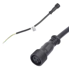 "Провод 25 см для подключения в линию прожекторов линейных 220V серии L52, L53. Разъем ""мама"" UCX-LL2/L52-10M 220V BLACK "