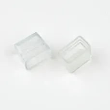 Зажим изолирующий UCW-N02 CLEAR 025 POLYBAG заглушка для светодиодных лент ULS-N02 NEON 12В, 13x26мм, прозрачный цвет, 1 уп - 25 шт