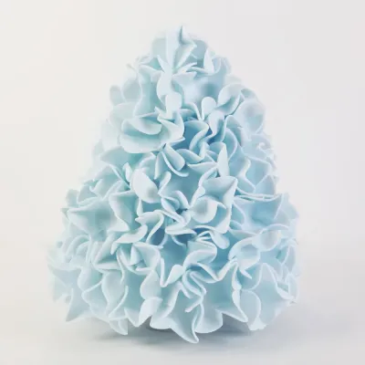 Светильник Ель голубая ULW-R07 T/WHITE+GREEN/150C/A со сменными лампами в/к белая + зеленая E27 Плафон D150мм прозрачный Белое основание