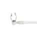 Подставка для светильника ULI-P на прищепке UFP-M02C-450 WHITE POLYBAG SET2 длина трубки 450мм, набор из 2шт. Белая. ТM ФитоЛето