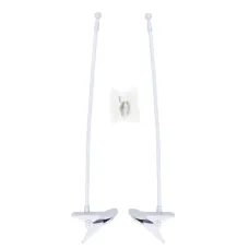 Подставка для светильника ULI-P на прищепке UFP-M02C-450 WHITE POLYBAG SET2 длина трубки 450мм, набор из 2шт. Белая. ТM ФитоЛето