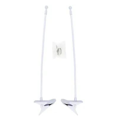 Подставка для светильника ULI-P на прищепке UFP-M02C-450 WHITE POLYBAG SET2 длина трубки 450мм, набор из 2шт. Белая. ТM ФитоЛето