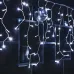 Бахрома светодиодная с эффектом мерцания 12м соединяемая 195 светодиодов белый свет прозрачный провод ULD-B12006-195/TTK WHITE IP44