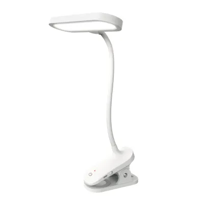 Светильник настольный светодиодный прищепка UЛм-D602 10W/3000-6000K/DIM WHITE Сенсорный выключатель Диммер белый